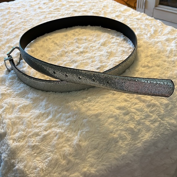 Silver Belt with Silver Hardware. NWOT - Picture 6 of 6